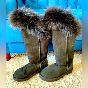 Australia Luxe Collective Foxy Tall Boots Size 8 Black